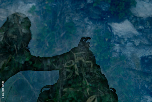 miroir, ombres chinoises, silhouettes