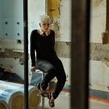 Julie, architecte. Nouveau foyer en chantier sur le plateau de la Croix Rousse. 1, 2, 3... c’est là que je me pose.