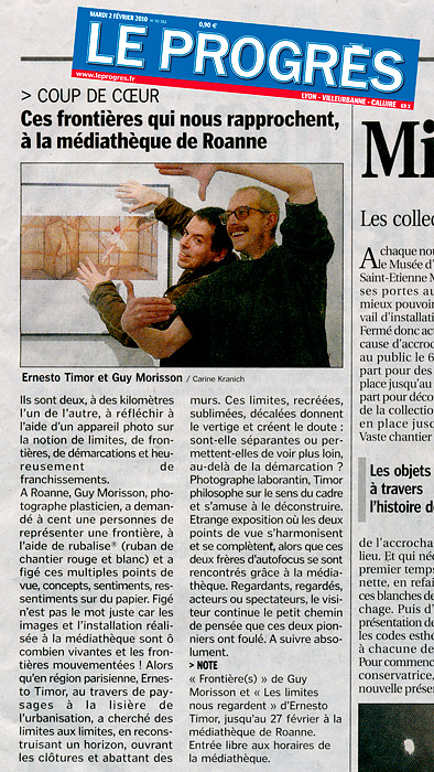 Roanne, janvier-février 2010 : annonce et traces !