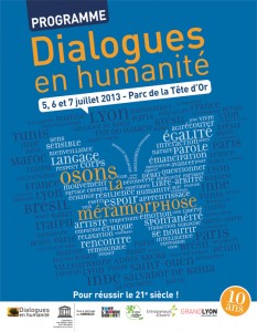 Dialogues en humanité, le programme 2013