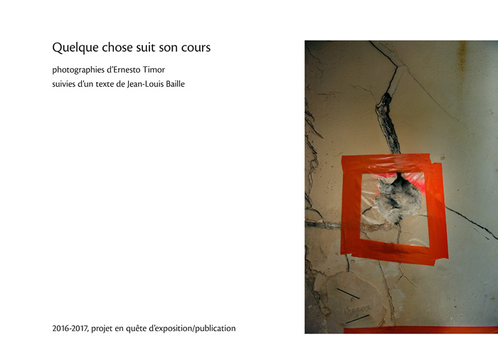 Quelque chose suit son cours : recueil en quête d’éditeur
