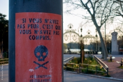 Lyon, Brotteaux, le 24 mars 2020.