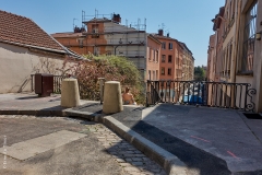 Lyon, Croix Rousse, le 9 avril 2020.