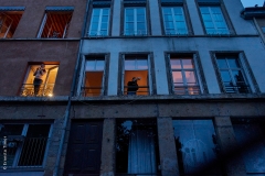 Lyon, Croix Rousse, le 21 avril 2020.