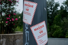 Lyon, Cité Internationale, le 27 avril 2020.