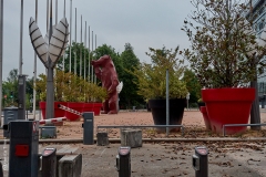 Lyon, Cité Internationale, le 27 avril 2020.