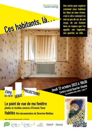 Affiche de "Ces habitants, là", soirée ciné-débat dans le cadre de la SISM